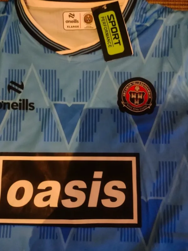 Clearance Football Oasis Gallagher brothers Bohemians live 25 shirt