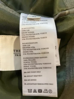 Hot THESE GLORY DAYS Pellavainen puvun takki