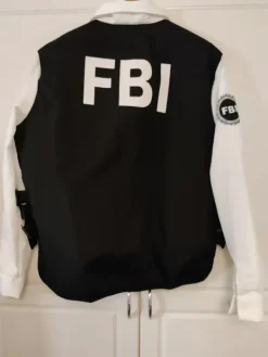Best FUNNY FASHION Penkkari-asu FBI; lippis,housut, paitaliivi