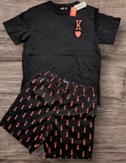 Clearance Cleve Piżama męska na walentynki dla króla rozmiar M.