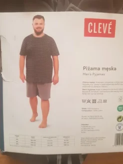 Discount Cleve Piżama męska rozmiar XXXL