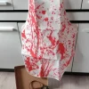 Discount Przebranie bal karnawałowy Cosplay straszny rzeźnik horror fartuch wbity nóż tasak
