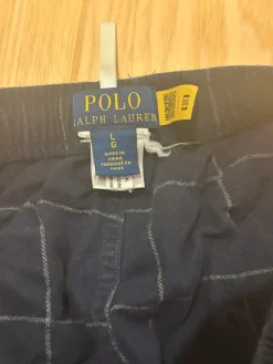 Outlet Ralph Lauren blå stribede natbukser