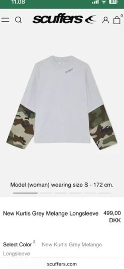 New Scuffers Scuffles longsleve camo