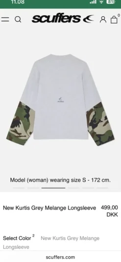 New Scuffers Scuffles longsleve camo