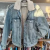Outlet H&M Sherpa denim winter jacket