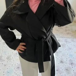 Outlet Short warm trench coat