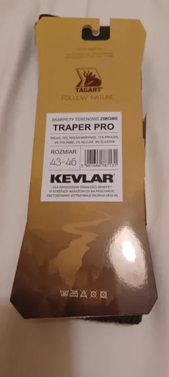 Discount Tagart Skarpety zimowe terenowe 43-46 wełna męskie