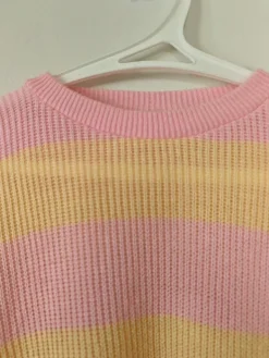 New Söpö raidallinen neule koko S