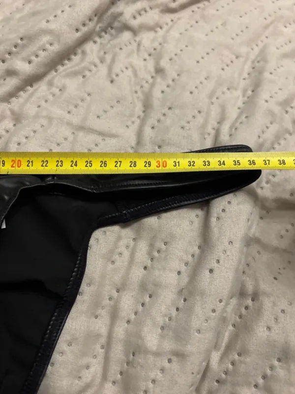 Hot Stringi męskie Ala skórzane