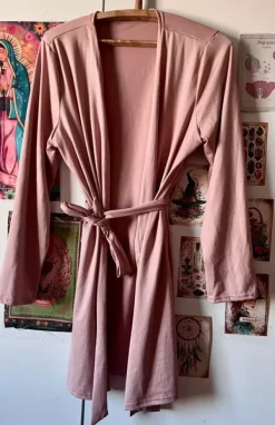 Trikoinen aamutakki L-XL