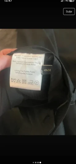 New Dressmann Tummanharmaa puku 56