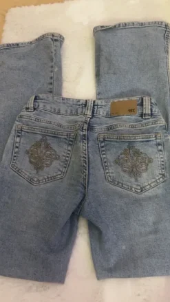 Hot Lager 157 vaaleansiniset low waist farkut