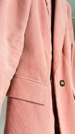 Kappahl Vakosamettitakki koralli