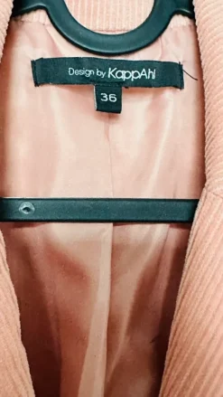 Kappahl Vakosamettitakki koralli