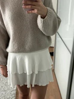 Clearance Lager 157 Valkoinen hame