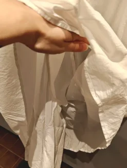 Sale Valkoinen äitiys pusero puuvillaa, S