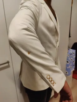 Hot Arrow Valkoinen puvuntakki