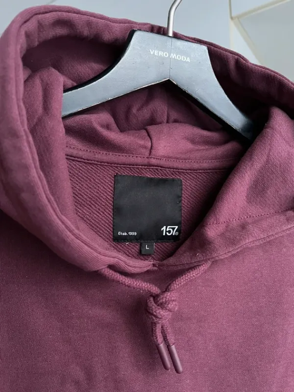 Discount Lager 157 Viininpunainen huppari