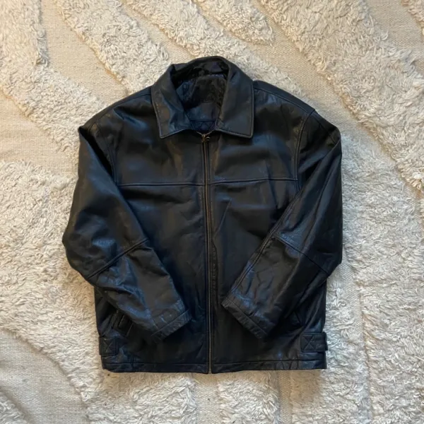 Discount Vintage Archive Black Leather Jacket