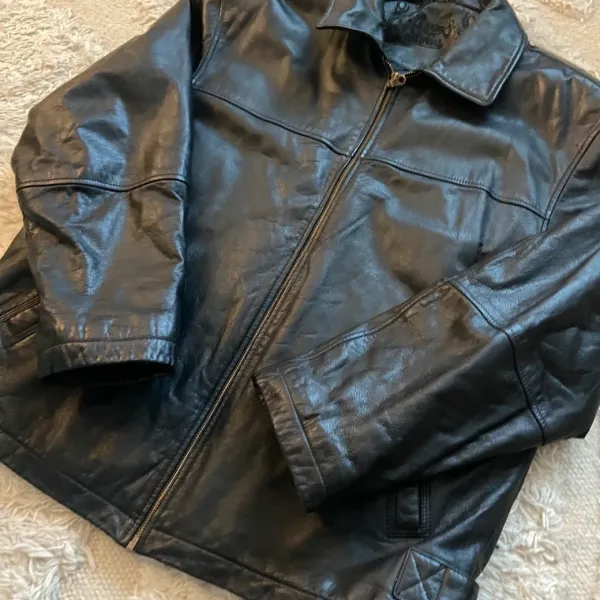 Discount Vintage Archive Black Leather Jacket