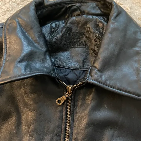 Discount Vintage Archive Black Leather Jacket