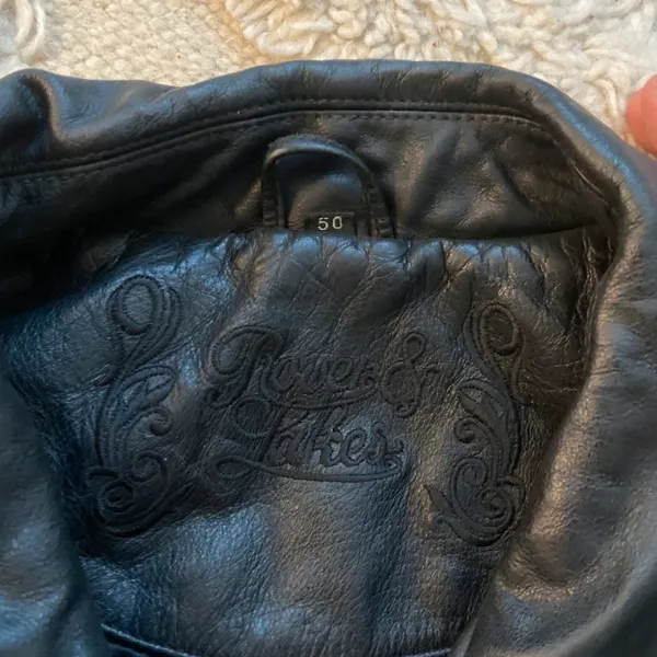 Discount Vintage Archive Black Leather Jacket