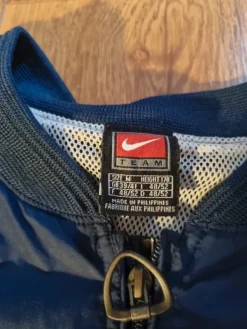 Clearance Nike Vintage windbreaker size m blue and white