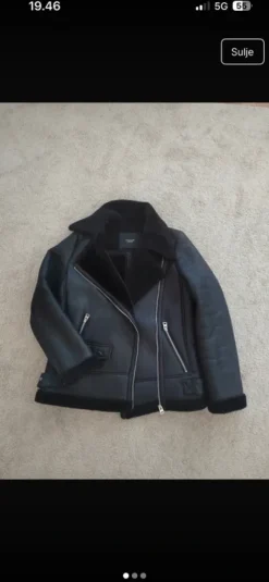 Discount Vuorellinen nahkatakki