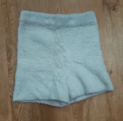 Sale Bik Bok White fuzzy knit shorts