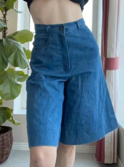 Sale Unique Wide legged high waisted capri pants