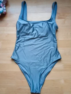 H&M ylellinen teräksenvärinen uimapuku