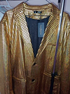 Sale Lac Matton Złota marynarka karnawałowa